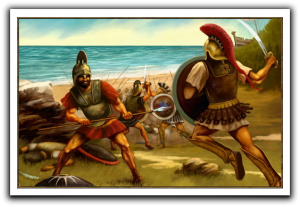 сражение в игре логотип игры Grepolis